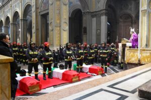 Medaglia al Merito Civile dedicata ai tre pompieri uccisi