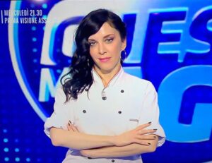 Barbara Bianca, una serravallese in tv con Enrico Papi