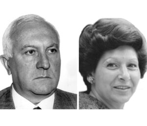 Professor GIOVANNI MACONI e LIDIA CROCE MACONI