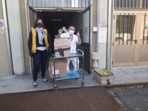 Lions: ricca donazione di materiale sanitario a medici e Onlus