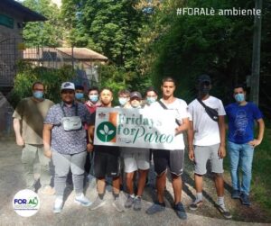 For.Al: gli allievi tra verde e senso civico al parco Castello di Novi