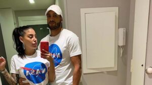 Marcell Jacobs, tappa a Novi con Nicole Daza