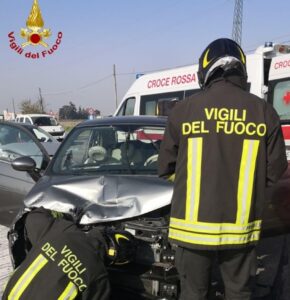 Incidente in strada Bosco Marengo: due persone coinvolte