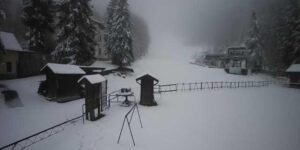 Prima spruzzata di neve in alta val Borbera e a Caldirola