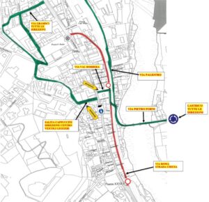 Serravalle, chiusa via Roma: come cambia la viabilità