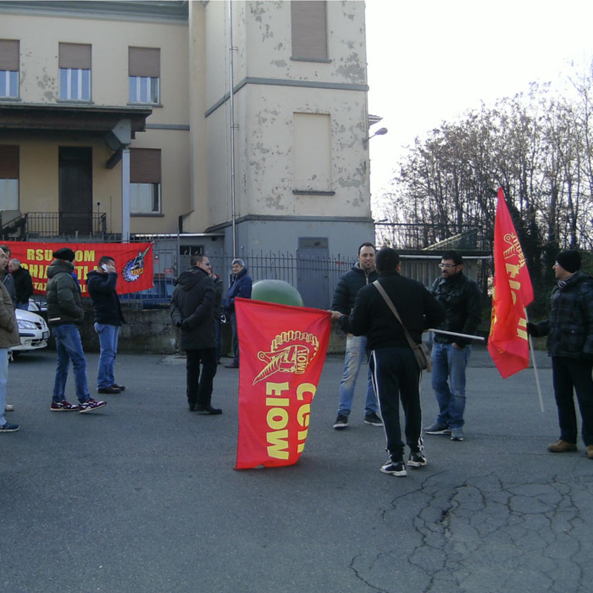 Schiavetti, sciopero per protestare contro i licenziamenti