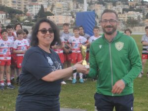 Rugby, il novese Cantore “coach of the day” al torneo di Sanremo