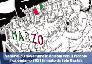 Il calendario 2021 firmato da Lele Gastini