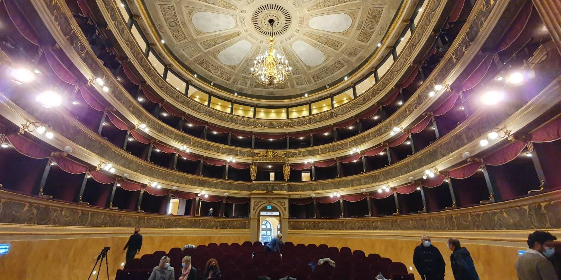 Novi, le immagini del teatro Marenco restaurato
