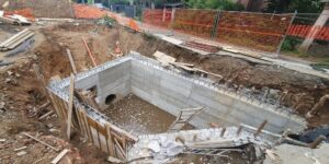 Novi, lavori in corso per la vasca di accumulo contro le alluvioni
