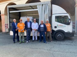 Alessandria, un container frigo per il Banco Alimentare