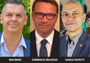 Centrodestra unito su Luigi Benzi contro le candidature di Rapetti e Miloscio