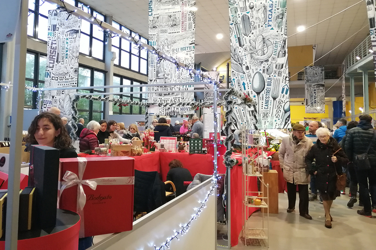 Novi, in piazza Dellepiane la renna natalizia degli alunni del Foral