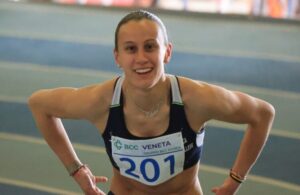 Ludovica Cavo, a Padova primato personale sui 400 metri indoor