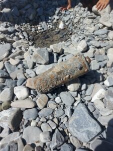 Ordigno bellico nel Borbera: chiusi 700 metri del fiume