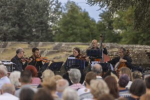 Concerto del tramonto a Libarna tra archeologia e musica da film