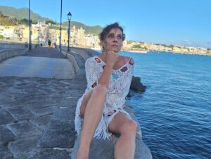 Alla Soms la presentazione de “La trilogia del sorriso”.