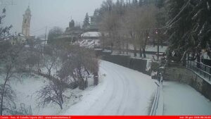 Neve in Val Borbera e Val Curone: i paesaggi imbiancati dalle webcam della Protezione Civile alessandrina