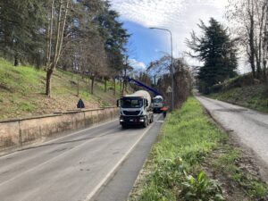Via Oneto: procedono i lavori del parco Castello