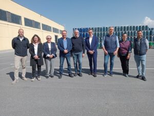 Pozzolo Formigaro: l’assessore Bongioanni alla Tomato Farm