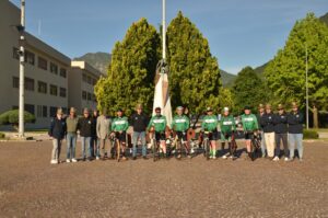 Arquata Scrivia: alpini friulani in bici verso Genova