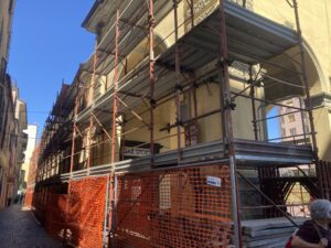 Novi Ligure: è partito il cantiere dei Portici Vecchi