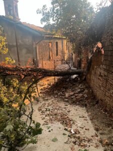 Novi Ligure: Parco Castello chiuso per gli alberi caduti